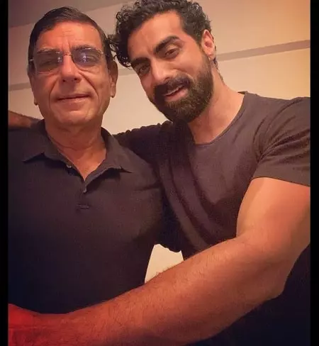 tushar kalia with his father