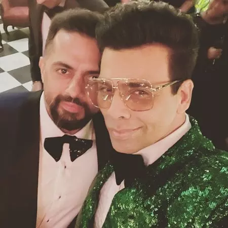 bunty sajdeh with karan johar