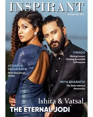 ishita dutta and vatsal sheth on the cover of inspirant magazine