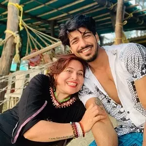 sheezan mohammed khan with his mother kehekshan parveen
