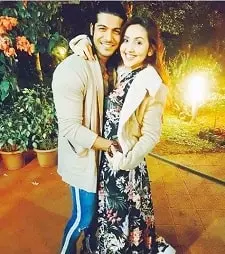 sheezan mohammed khan with mrinal singh