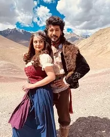 sheezan mohammed khan with tunisha sharma