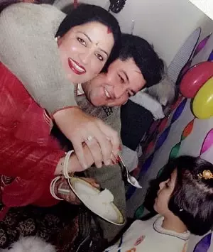 vanita sharma with her husband