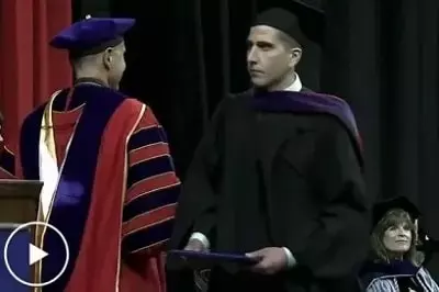 bryan kohberger during his graduation ceremony