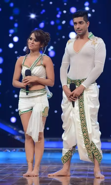 sana saeed with deepesh sharma in nach baliye 7