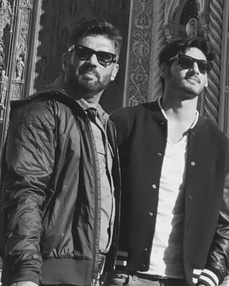 suniel shetty with his son ahan shetty