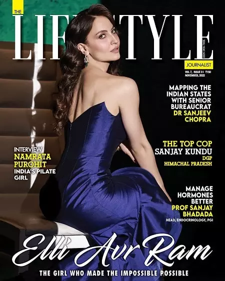 Elli AvrRam on the cover of The Lifestyle Journalist