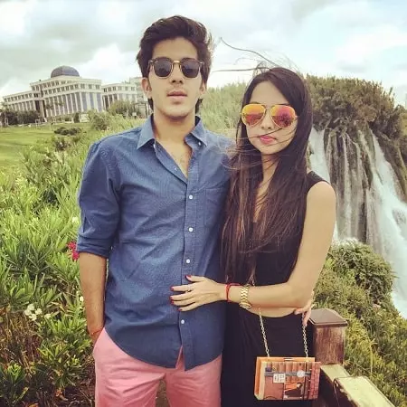 Ishita Advani with her brother Ishan Advani