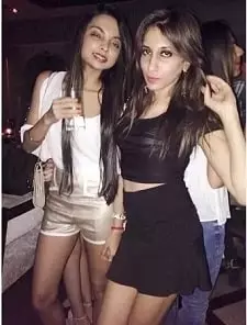 Ishita Advani with her cousin Anissa Malhotra Jain