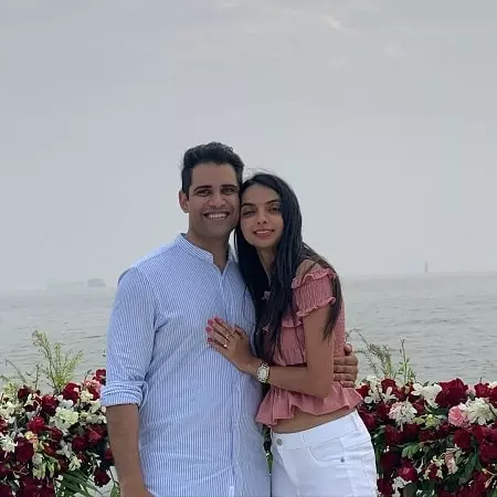 Ishita Advani with her husband Karma Vivan