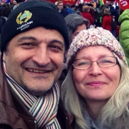 Jannis Avramidis with his wife Maria Granlund