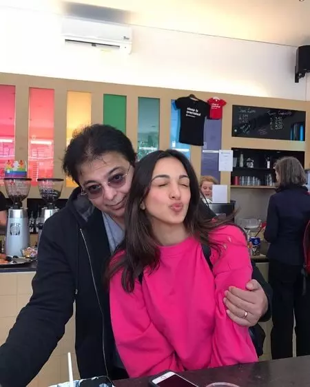 Kiara Advani with her father Jagdeep Advani