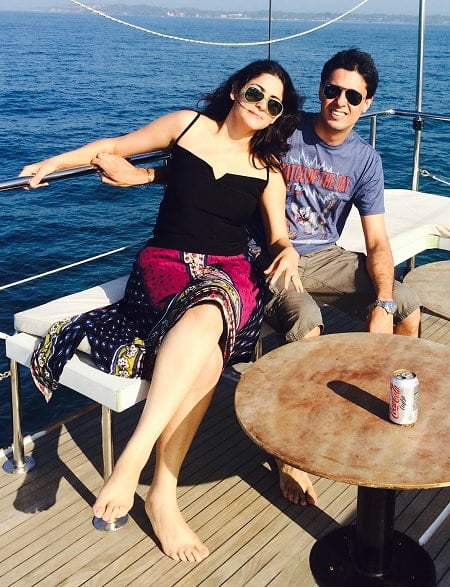 harshad malhota with his wife purnima malhotra