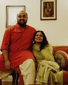 ishaan bhaskar with his wife bhoomika joshi