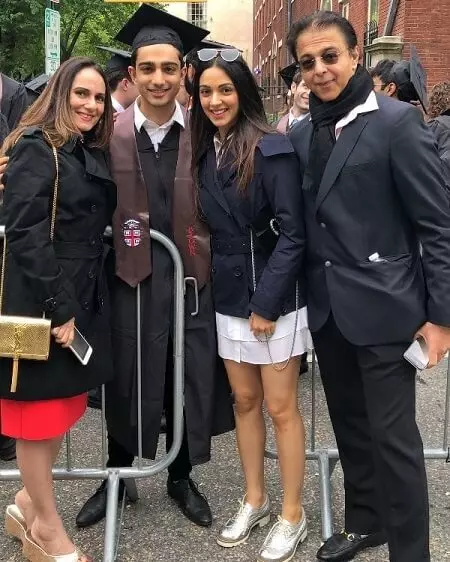 kiara advani with her family