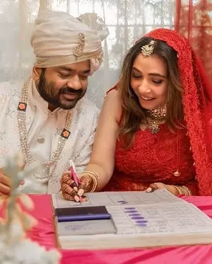 maanvi gagroo and kumar varun marriage picture