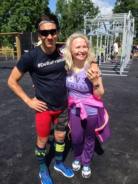 marina maria granlund with her son konstantin avramidis
