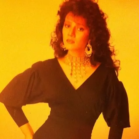 shaheen jaffrey in her modeling days