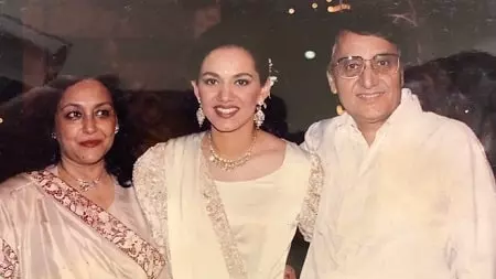 shaheen jaffrey with her parents hameed jaffrey-and-valerie-salway