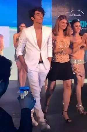 ahaan panday walking ramp for nandita mahtani