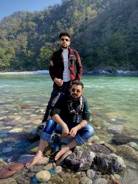 armaan arora with his brother ravdeep singh