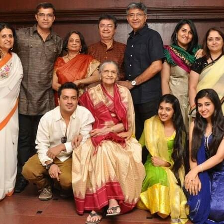 charit desai with his family