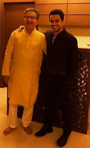charit desai with his father shobhit desai