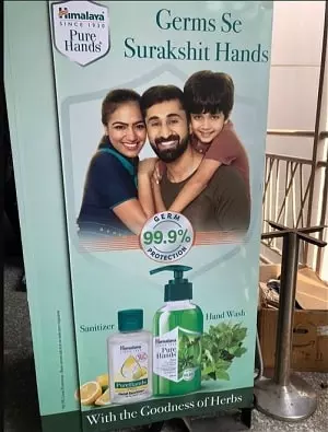 shrenik arora in himalaya handwash advertisement
