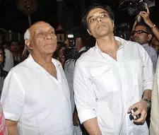 uday chopra with father yash chopra