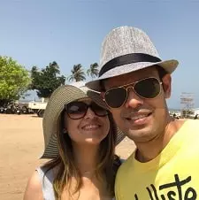 Farrah D'Cruz with husband Lynel Miranda