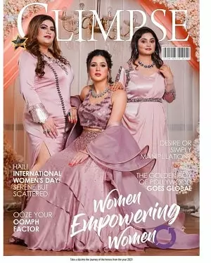 isha rikhi on glimpse magazine cover