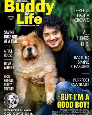 namashi chakraborty on cover page of buddy life