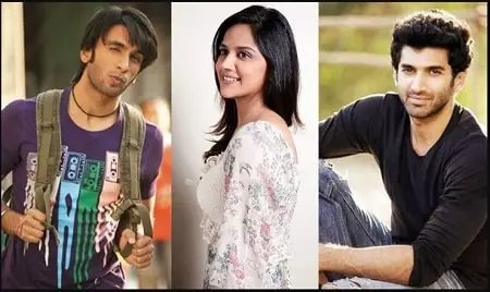 ahana deol, ranveer singh, aditya roy kapur