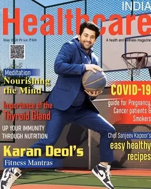karan deol on the cover of healthcare india magazine
