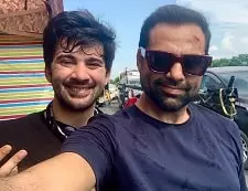 karan deol with uncle abhay deol