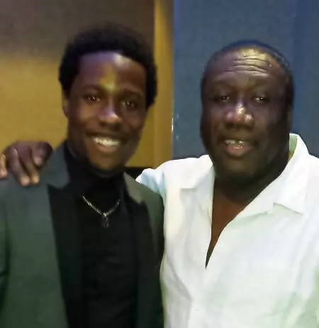 shameik moore with father errol moore