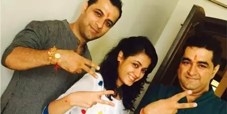 sonia balani with her brothers raja and inder