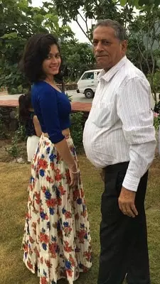 sonia balani with her father