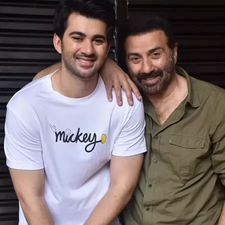 sunny deol with son karan deol