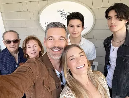 family picture of leann rimes and eddie cibrian