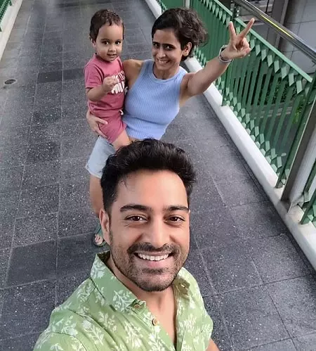 gyanendra tripathi with his family