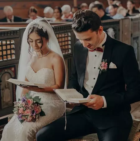 Sreejita De and Michael Blohm-Pape wedding