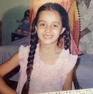 childhood picture of simrat kaur