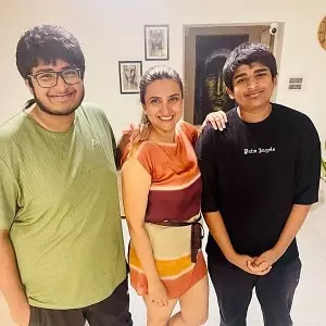 deepali shah with her sons
