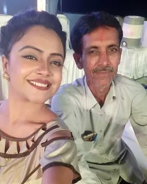 nehal vadoliya with father rajith vadoliya