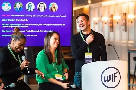 tina keech as football analyst