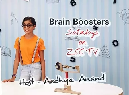 aadhya anand as host in brain boosters