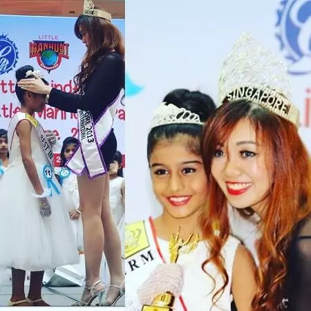 aadhya anand little miss singapore cinderella