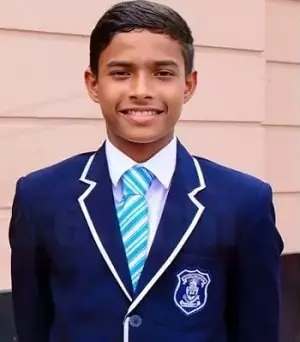 dunith wellalage in his school days