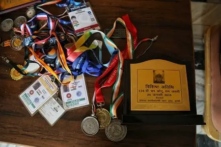 medals won by vishal kaliraman